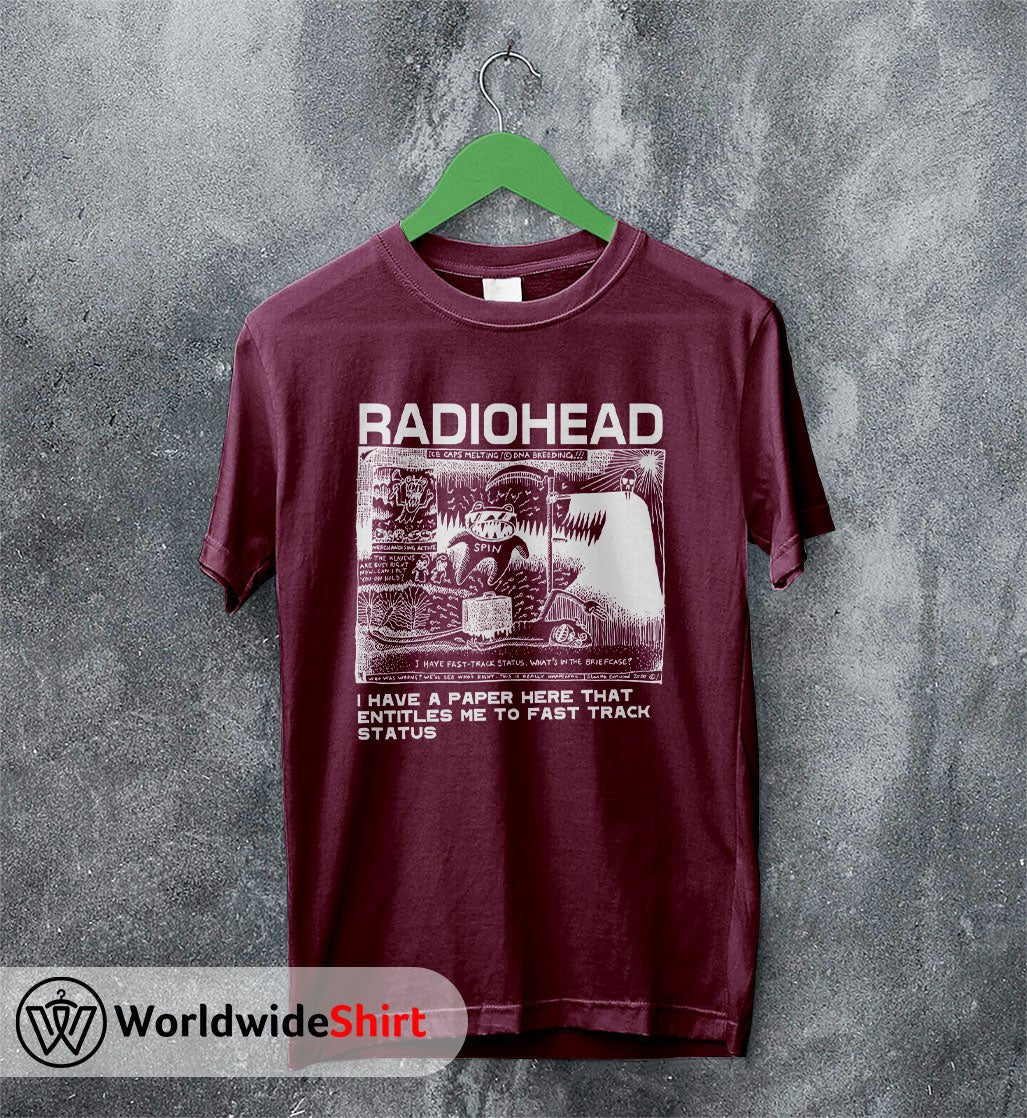 Radiohead Shirt Radiohead Ice Caps Melting T-Shirt Radiohead Merch