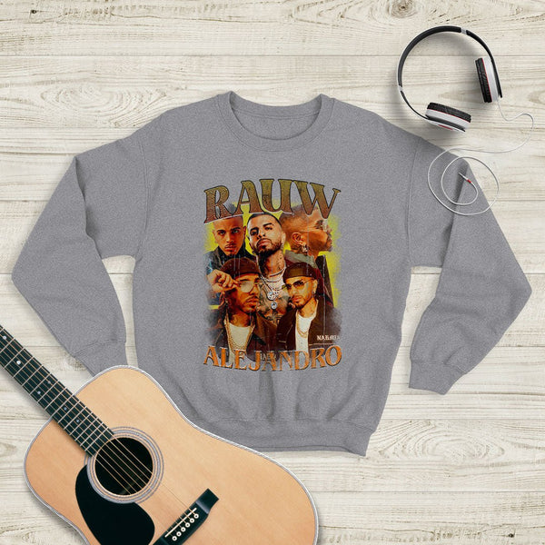 Rauw Alejandro Vintage 90s Sweatshirt Rauw Alejandro Shirt Music Shirt - WorldWideShirt