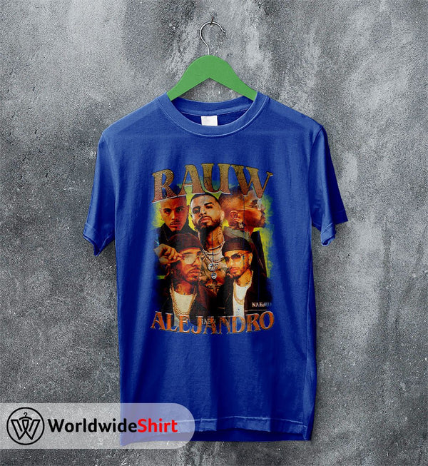 Rauw Alejandro Vintage 90's T shirt Rauw Alejandro Shirt Music Shirt - WorldWideShirt