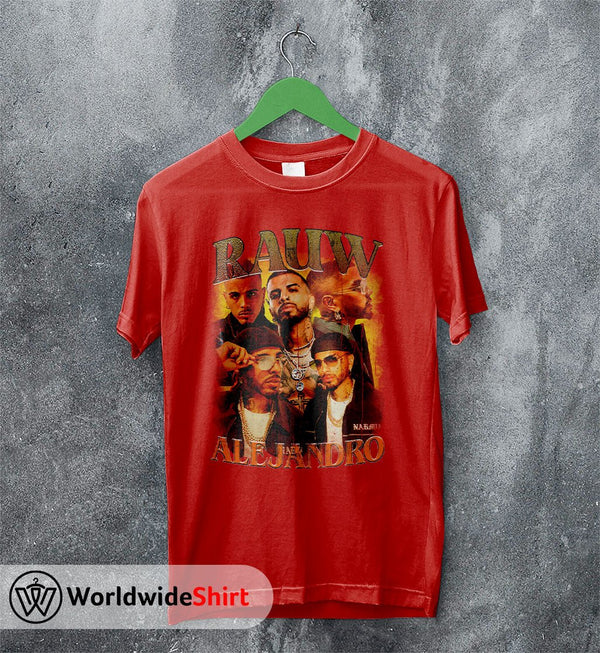 Rauw Alejandro Vintage 90's T shirt Rauw Alejandro Shirt Music Shirt - WorldWideShirt