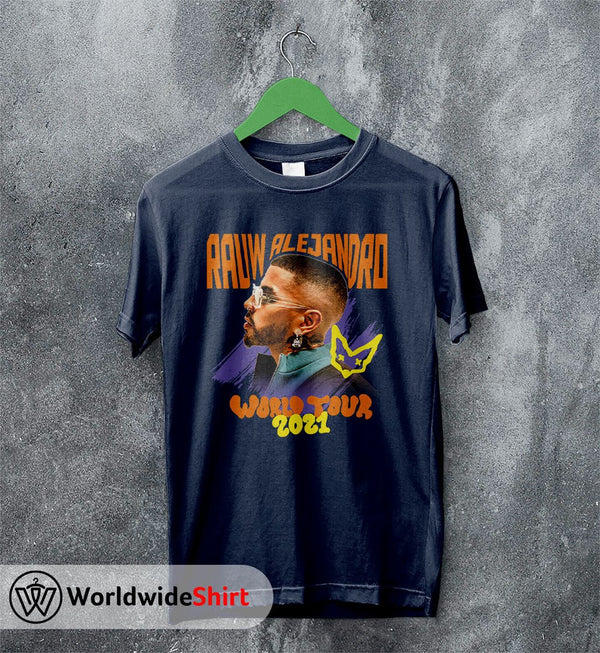 Rauw Alejandro World Tour 2021 T shirt Rauw Alejandro Shirt Music Shirt - WorldWideShirt