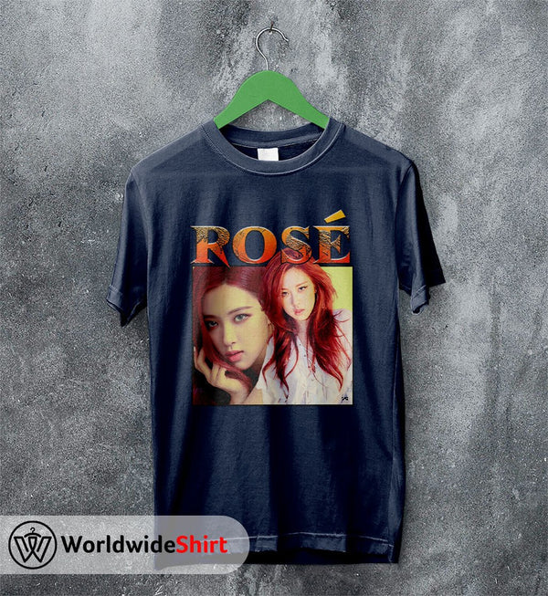 Rosé Raptee Vintage 90's T-Shirt BLACKPINK Shirt KPOP Shirt - WorldWideShirt