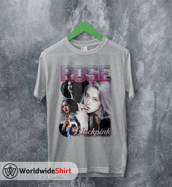Rosé Vintage 90's T-Shirt BLACKPINK Shirt KPOP Shirt - WorldWideShirt