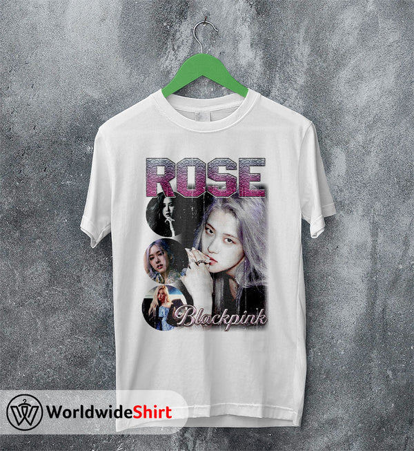 Rosé Vintage 90's T-Shirt BLACKPINK Shirt KPOP Shirt - WorldWideShirt