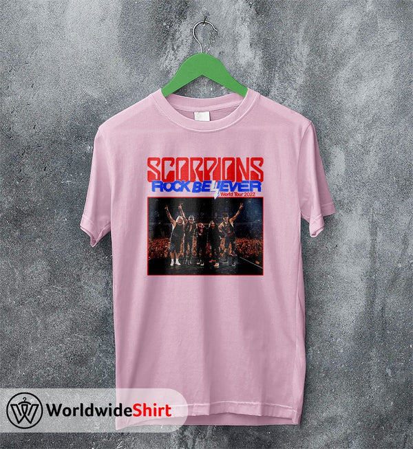 Scorpions Rock Believer 2022 Tour T shirt Scorpions Shirt Band Shirt - WorldWideShirt
