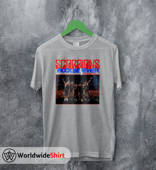 Scorpions Rock Believer 2022 Tour T shirt Scorpions Shirt Band Shirt - WorldWideShirt