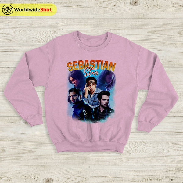 Sebastian Stan Vintage Sweatshirt Bucky Barnes Shirt The Avengers Shirt - WorldWideShirt