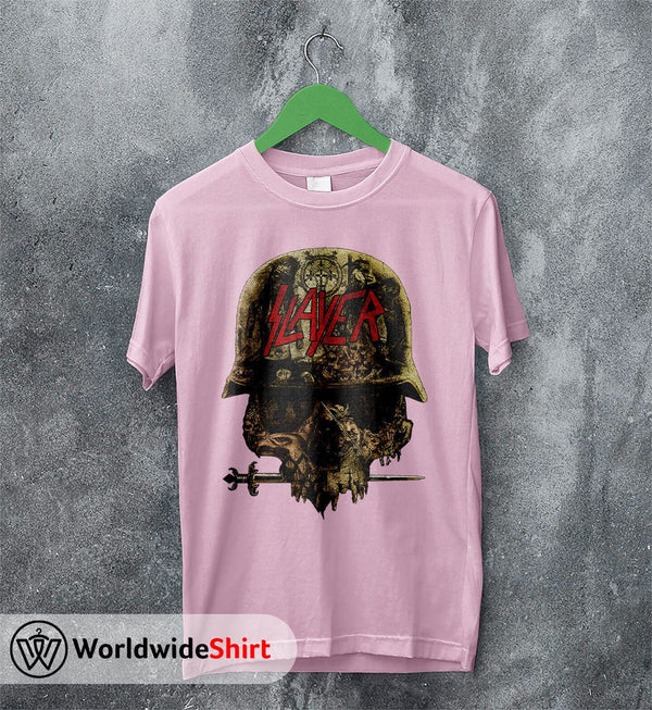 Slayer Band Vintage 90's Skull T-shirt Slayer Band Shirt Metal Band - WorldWideShirt