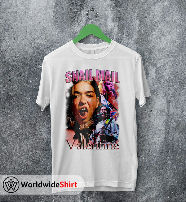 Snail Mail Valentine Vintage Raptee T shirt Snail Mail Shirt Music Shirt - WorldWideShirt