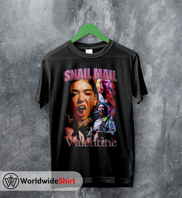 Snail Mail Valentine Vintage Raptee T shirt Snail Mail Shirt Music Shirt - WorldWideShirt