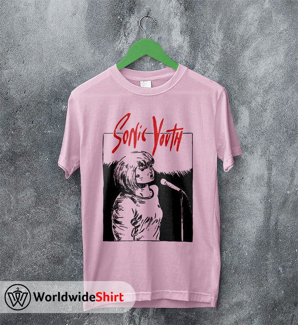 Sonic Youth Vintage Poster T-Shirt Sonic Youth Shirt Classic Rock - WorldWideShirt