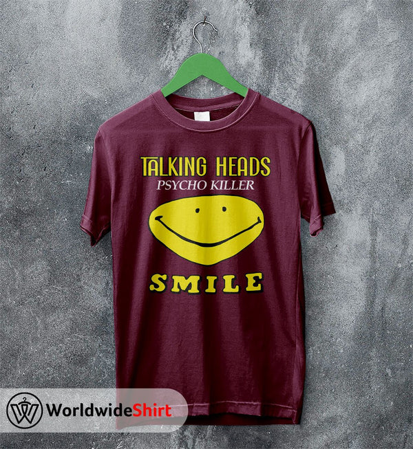 Talking Heads Psycho Killer T shirt Talking Heads Shirt Music Shirt - WorldWideShirt