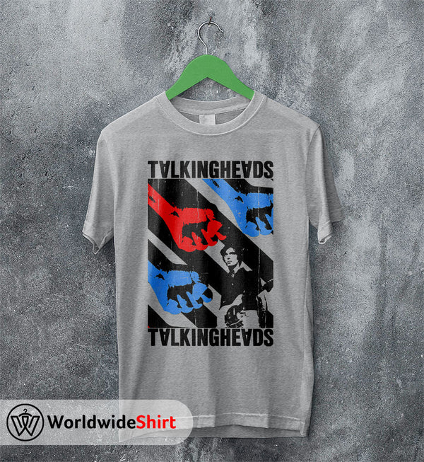 Talking Heads Vintage Poster T shirt Talking Heads Shirt Music Shirt - WorldWideShirt