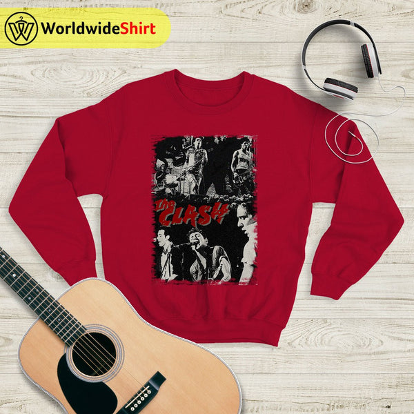 The Clash Tour 90's Vintage Sweatshirt The Clash Shirt Band Shirt - WorldWideShirt