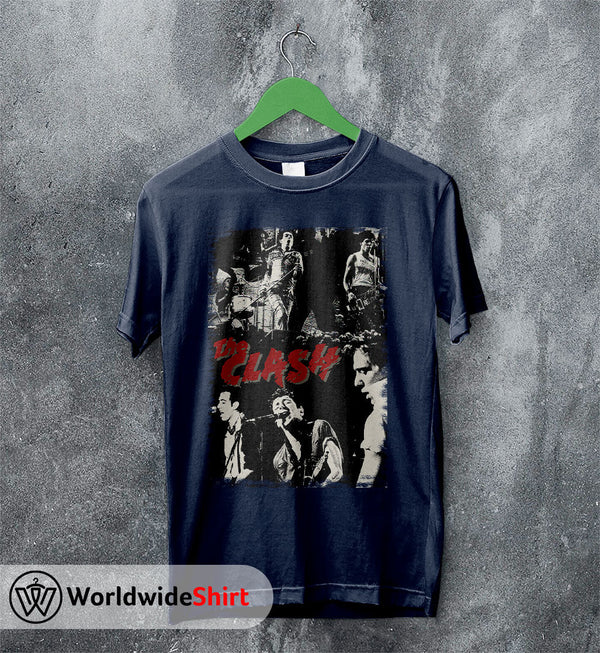 The Clash Tour 90's Vintage T-Shirt The Clash Shirt Band Shirt - WorldWideShirt