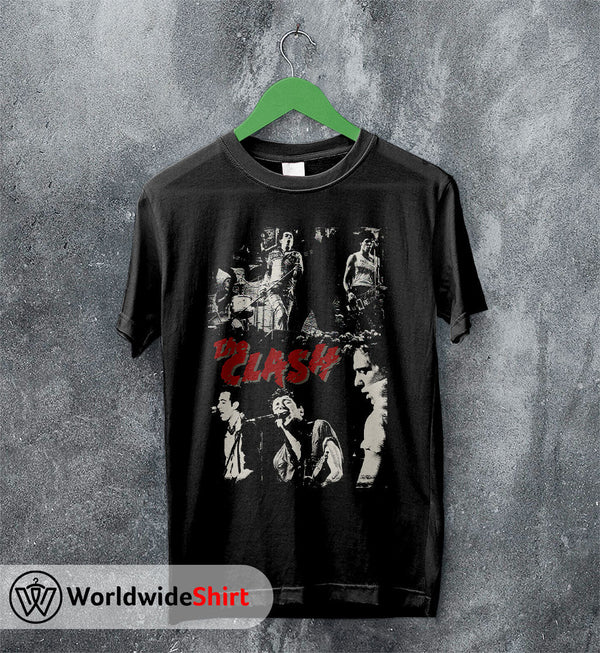 The Clash Tour 90's Vintage T-Shirt The Clash Shirt Band Shirt - WorldWideShirt