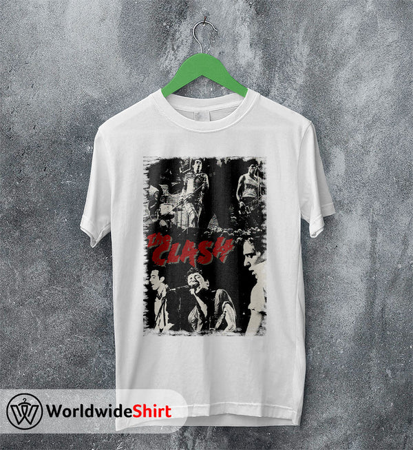 The Clash Tour 90's Vintage T-Shirt The Clash Shirt Band Shirt - WorldWideShirt