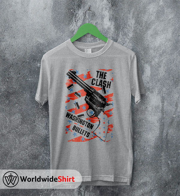 The Clash Washington Bullets T-Shirt The Clash Shirt Band Shirt - WorldWideShirt