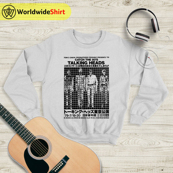 Vintage Talking Heads 1979 Tour Sweatshirt Talking Heads Shirt Music Shirt - WorldWideShirt