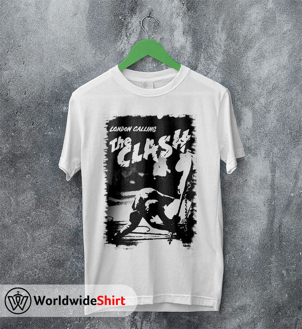 VTG The Clash London Calling T-Shirt The Clash Shirt Band Shirt - WorldWideShirt