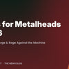 Gifts for metalheads 2026 banner featuring Slayer, Converge and Rage Against the Machine