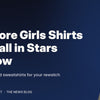 Typographic banner reading Gilmore Girls Shirts for Fall in Stars Hollow with the subtitle cozy tees and sweatshirts for your rewatch