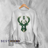 Milwaukee Bucks Sweatshirt Iconic Basket Team Logo Bucks In Six Sweater Basketball Merch