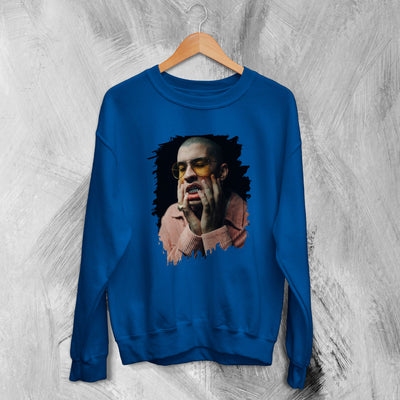 Bad Bunny Weird Photograph Sweatshirt Bad Bunny Rapper Sweater