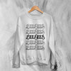 Bee Gees Logo Sweatshirt 70s Gibb Sweater 1970s Disco Bee Gees Merch