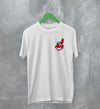 Cleveland Guardians T-Shirt Indian Chief Logo Printed Pocket Shirt Baseball Team Merch
