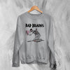 Bad Brains Sweatshirt Vintage Logo Skeleton Sweater Rock Band Merch