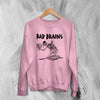 Bad Brains Sweatshirt Vintage Logo Skeleton Sweater Rock Band Merch