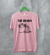 Bad Brains T-Shirt Vintage Logo Skeleton Shirt Rock Band Merch