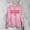 Y2K Sweatshirt Cunting Season Sweater Baby Girl Merch Gift for Girly