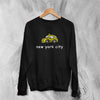 Y2K NYC Sweatshirt New York Taxi Sweater Love Tour NYC Merch