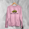 Y2K NYC Sweatshirt New York Taxi Sweater Love Tour NYC Merch