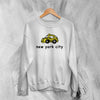 Y2K NYC Sweatshirt New York Taxi Sweater Love Tour NYC Merch