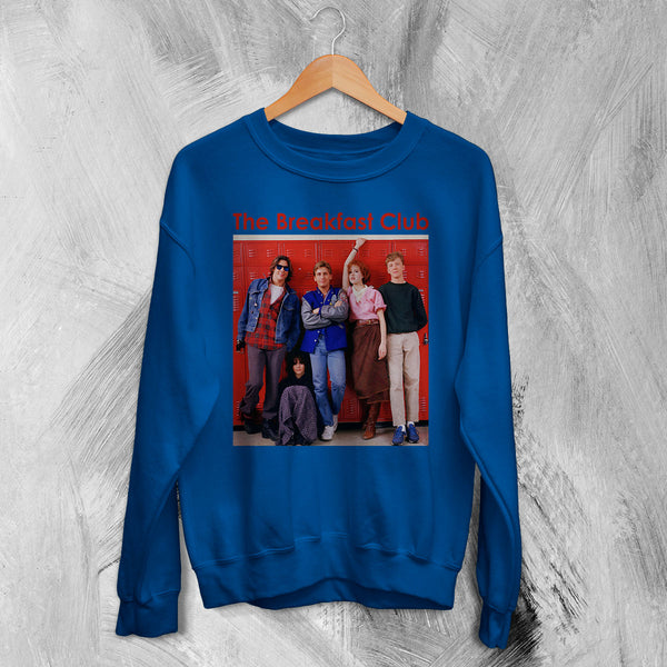 Vintage The Breakfast Club Sweatshirt Movie Poster Shirt Comedy Drama Crewneck