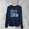 Bee Gees Sweatshirt Barry Robin Maurice Rare Design 70s Gibb Disco Sweater