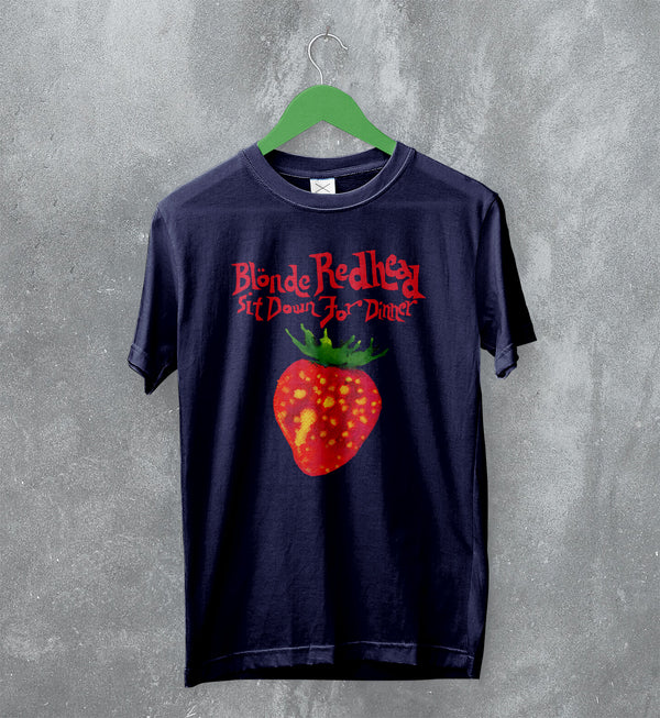 Blonde Redhead T-Shirt Tour Rock Tee Down for Dinner Shirt Indie Concert