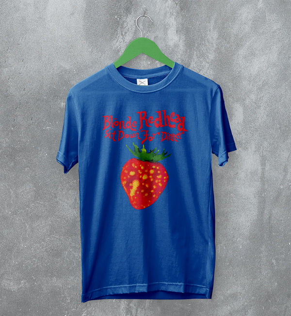 Blonde Redhead T-Shirt Tour Rock Tee Down for Dinner Shirt Indie Concert
