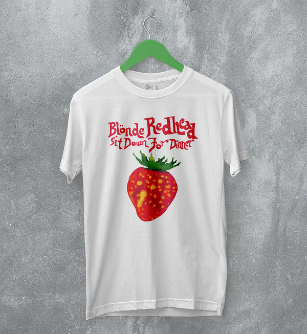 Blonde Redhead T-Shirt Tour Rock Tee Down for Dinner Shirt Indie Concert