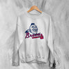 Vintage Atlanta Braves Sweatshirt Screaming Indian Logo Sweater Baseball Merch