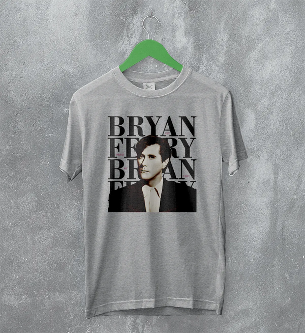 Bryan Ferry T-Shirt Roxy Music Shirt 80s Pop Rock Merch