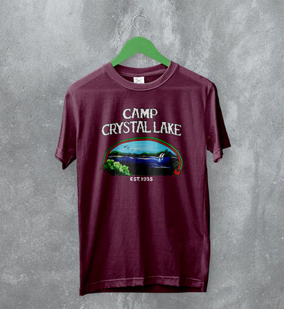 Camp Crystal Lake T-Shirt Friday the 13th Shirt Horror Tee Movie EST 1935