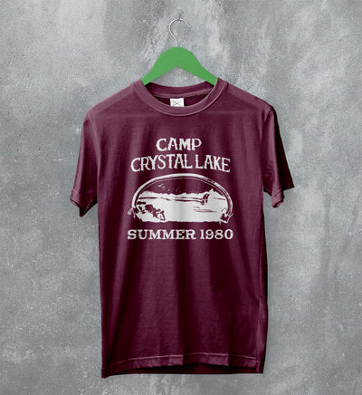 Camp Crystal Lake T-Shirt Horror Tee Movie Summer 1980 Friday the 13th Shirt