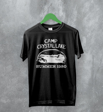 Camp Crystal Lake T-Shirt Horror Tee Movie Summer 1980 Friday the 13th Shirt