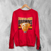 Vintage NFL Cleveland Browns Sweatshirt The Dawg Pound Sweater Cleveland Fanatic Football