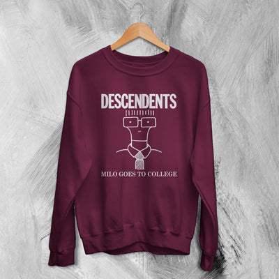 Descendents Sweatshirt Milo Goes to College Sweater Punk Rock Band Shirt