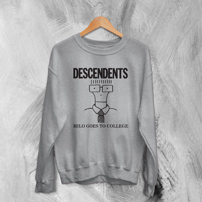 Descendents Sweatshirt Milo Goes to College Sweater Punk Rock Band Shirt